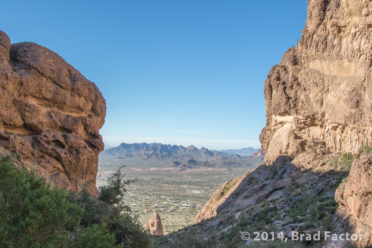 View from Siphon Draw at Lost Dutchman State Park