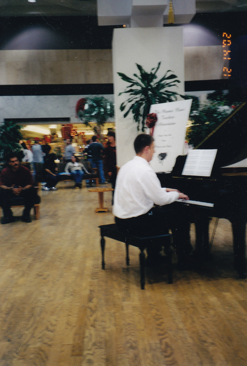 Performing at the Paradise Valley Mall