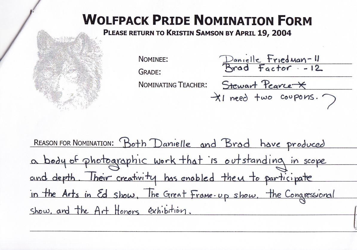 Wolfpack Nomination