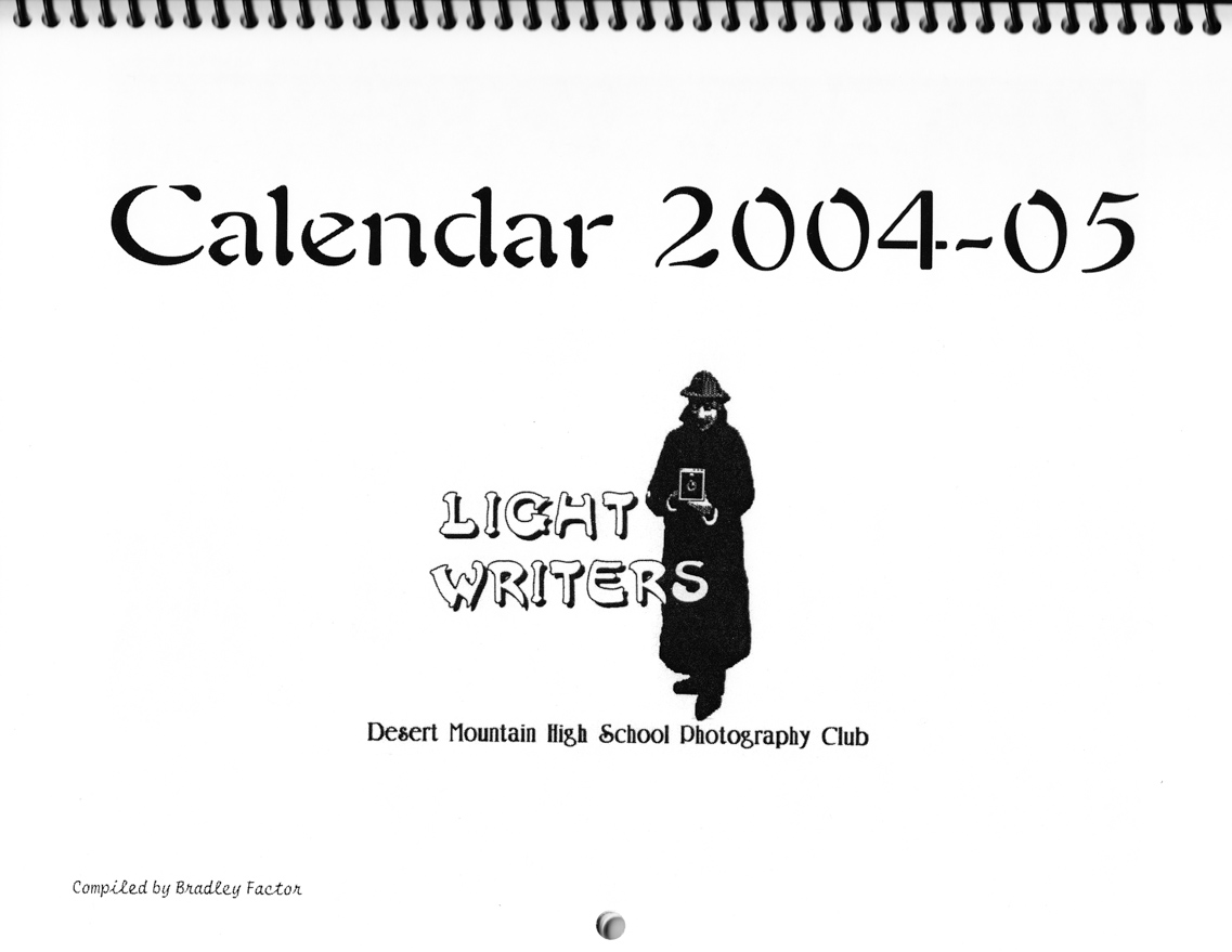 Light Writers Calendar Cover