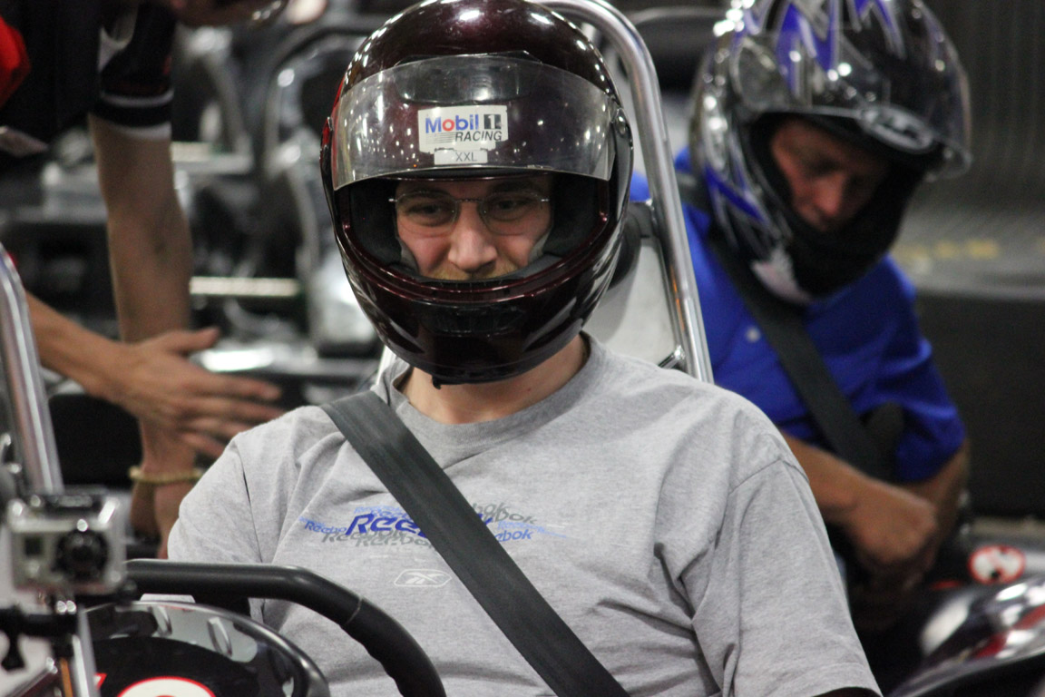Go-Kart Racing Closeup