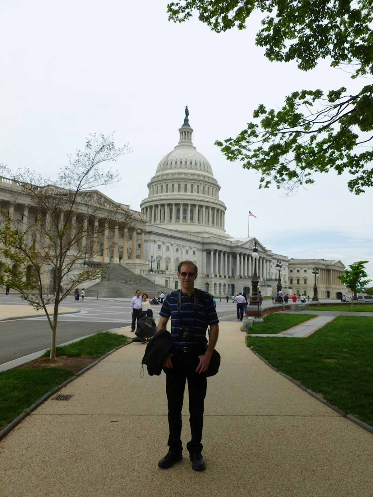 In Front of the Capitol Building