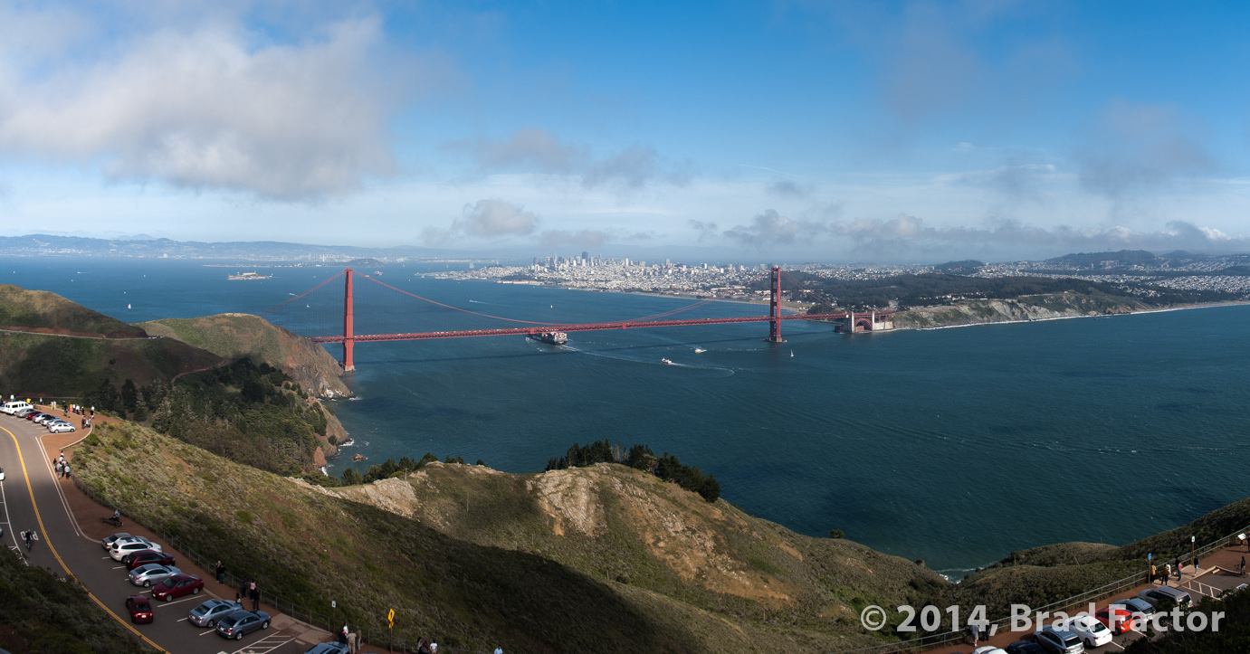 Looking Toward San Francisco from Hawk Hill