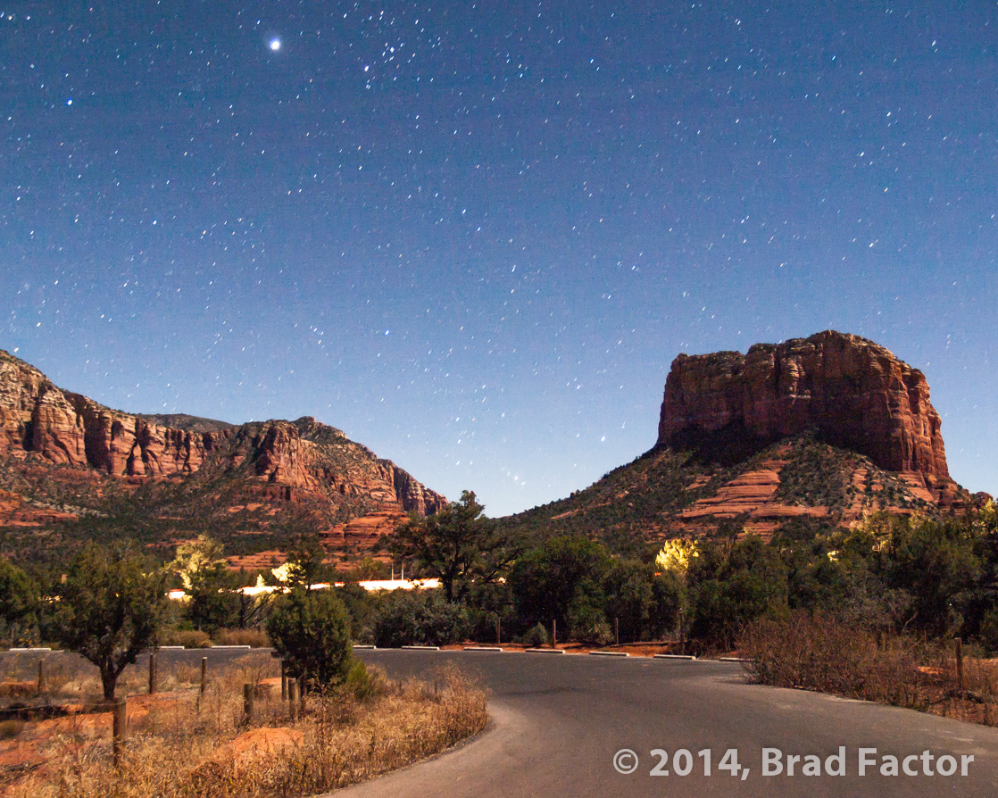 Bell Rock at Night